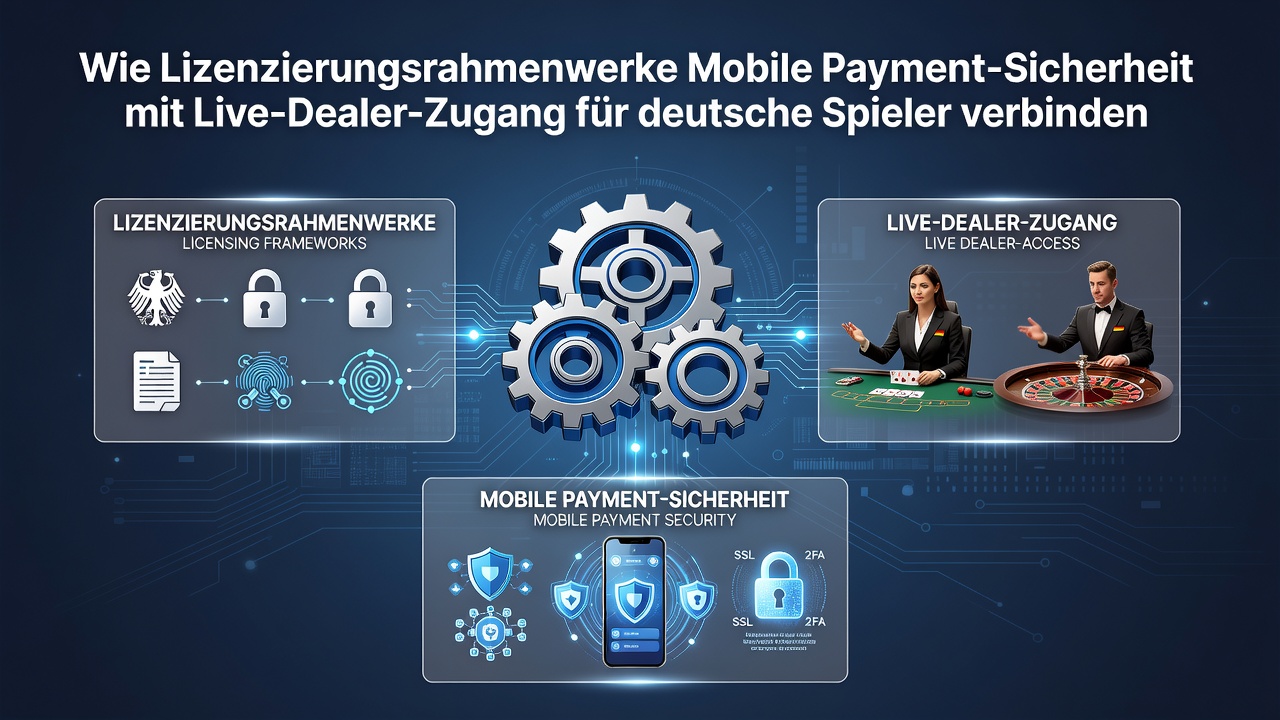 Darstellung der technischen Integration von Zahlungsgateways und Live-Dealer-Schnittstellen unter deutscher Lizenzaufsicht