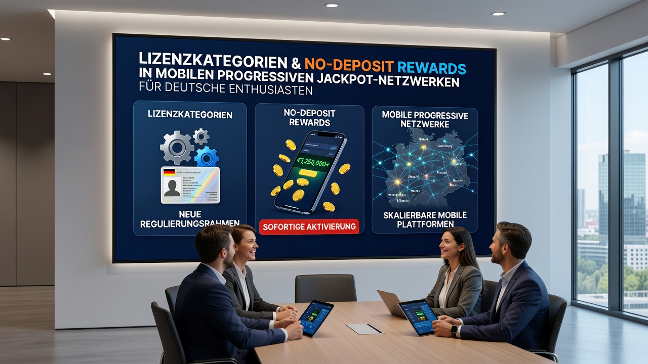 Mobile progressive Jackpot-Netzwerke und No-Deposit-Belohnungen unter verschiedenen Lizenzen