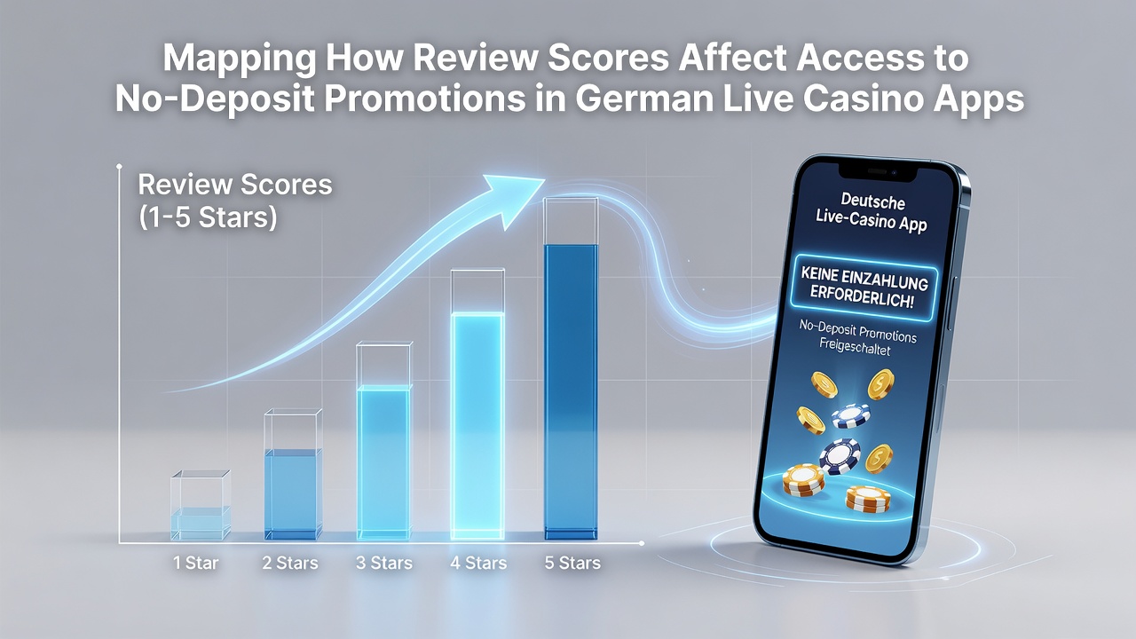 Grafische Darstellung von App-Bewertungen und deren Verknüpfung mit No-Deposit-Promotions in Live-Casino-Anwendungen