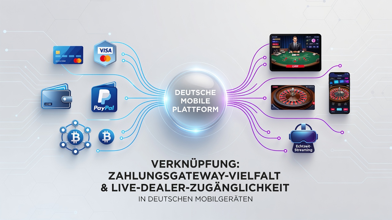 Mobile Schnittstellen für Live-Dealer-Spiele mit integrierten Zahlungsoptionen