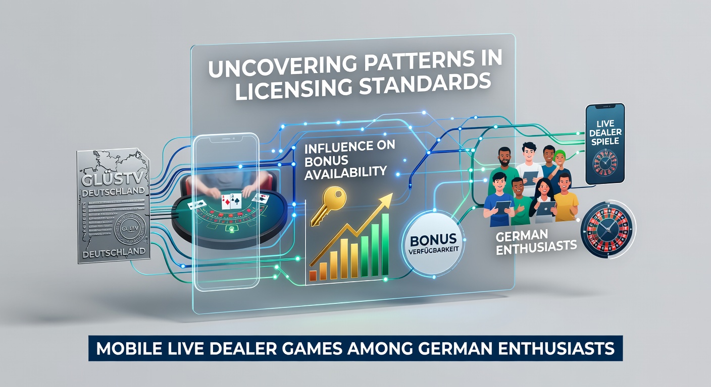 Visualisierung von Lizenzstandards und deren Auswirkungen auf mobile Live-Dealer-Boni in Deutschland